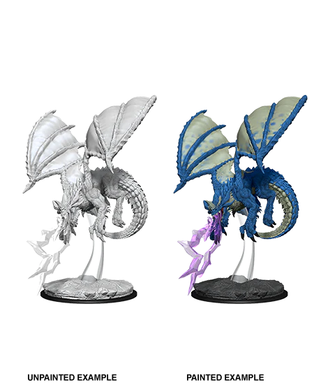 D&D NOLZUR'S MARVELOUS MINIATURES: YOUNG BLUE DRAGON | Gamers Paradise