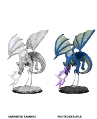 D&D NOLZUR'S MARVELOUS MINIATURES: YOUNG BLUE DRAGON | Gamers Paradise