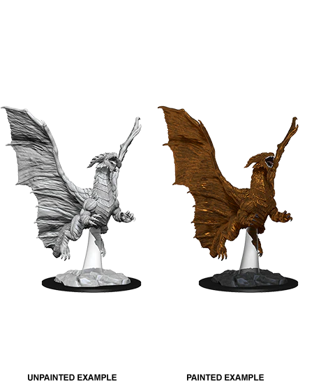 D&D NOLZUR'S MARVELOUS MINIATURES: YOUNG COPPER DRAGON | Gamers Paradise