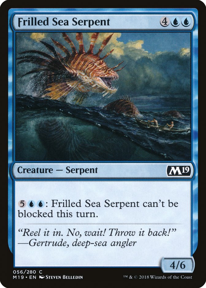 Frilled Sea Serpent [Core Set 2019] | Gamers Paradise