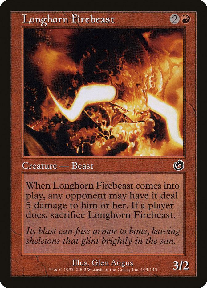 Longhorn Firebeast [Torment] | Gamers Paradise