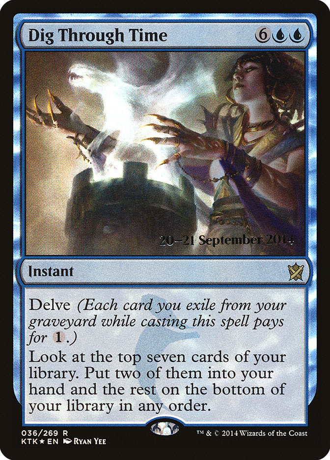 Dig Through Time [Khans of Tarkir Prerelease Promos] | Gamers Paradise