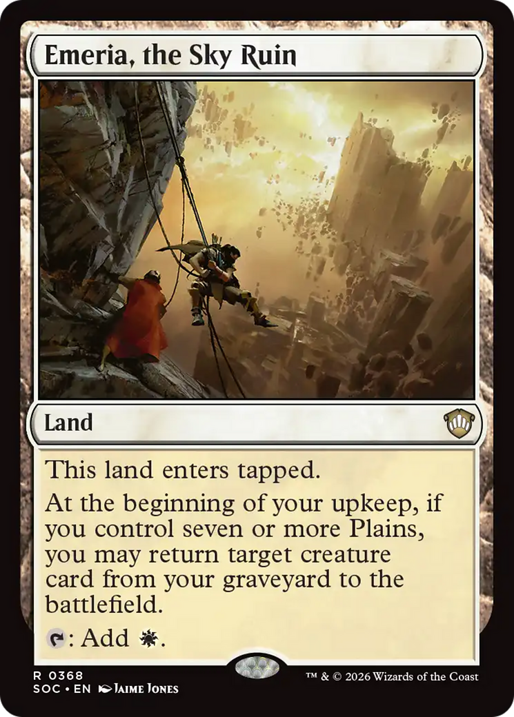 Emeria, the Sky Ruin [Secrets of Strixhaven Commander] | Gamers Paradise