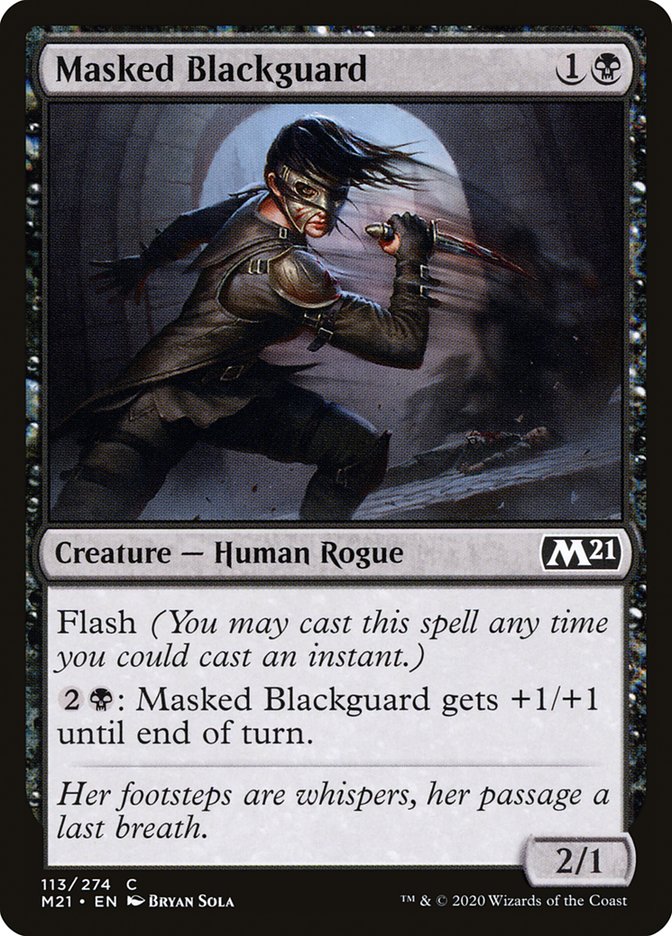 Masked Blackguard [Core Set 2021] | Gamers Paradise