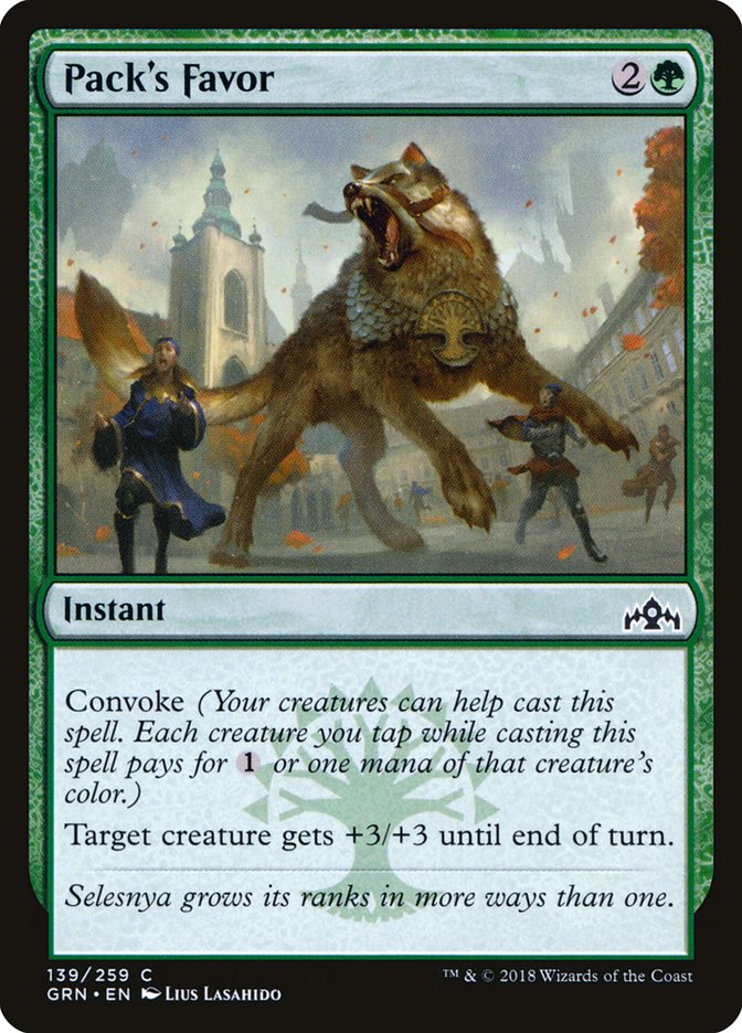 Pack's Favor [Guilds of Ravnica] | Gamers Paradise