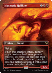 Magmatic Hellkite (Borderless) [Tarkir: Dragonstorm] | Gamers Paradise