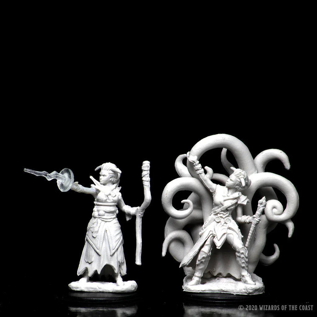 D&D NOLZUR'S MARVELOUS MINIATURES - FEMALE HUMAN WARLOCK | Gamers Paradise