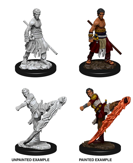 D&D NOLZUR'S MARVELOUS MINIATURES: MALE HALF-ELF MONK | Gamers Paradise