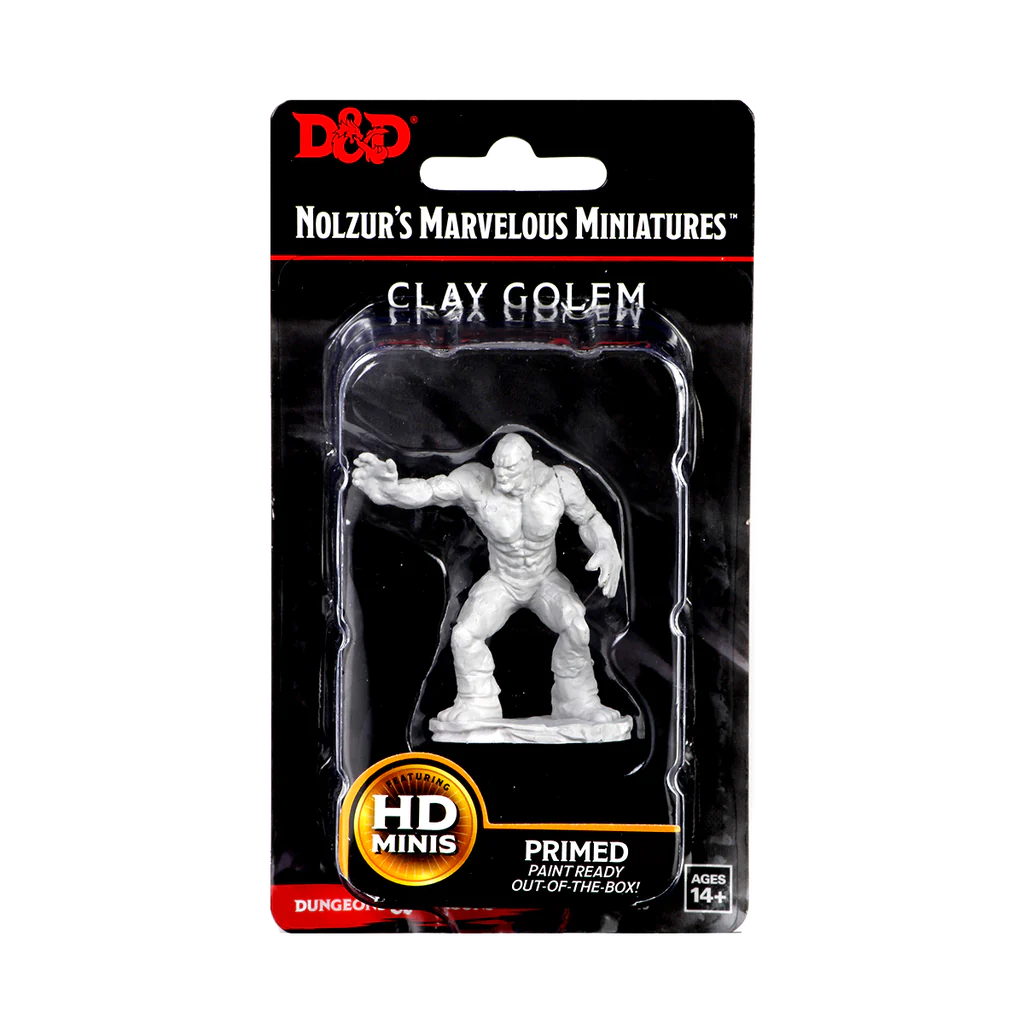 D&D NOLZUR'S MARVELOUS MINIATURES: CLAY GOLEM | Gamers Paradise