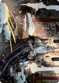 Narfi, Betrayer King Art Card (Gold-Stamped Signature) [Kaldheim Art Series] | Gamers Paradise