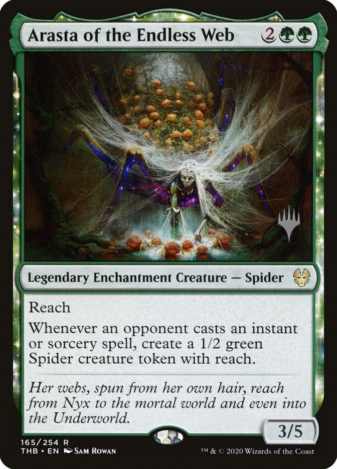 Arasta of the Endless Web (Promo Pack) [Theros Beyond Death Promos] | Gamers Paradise