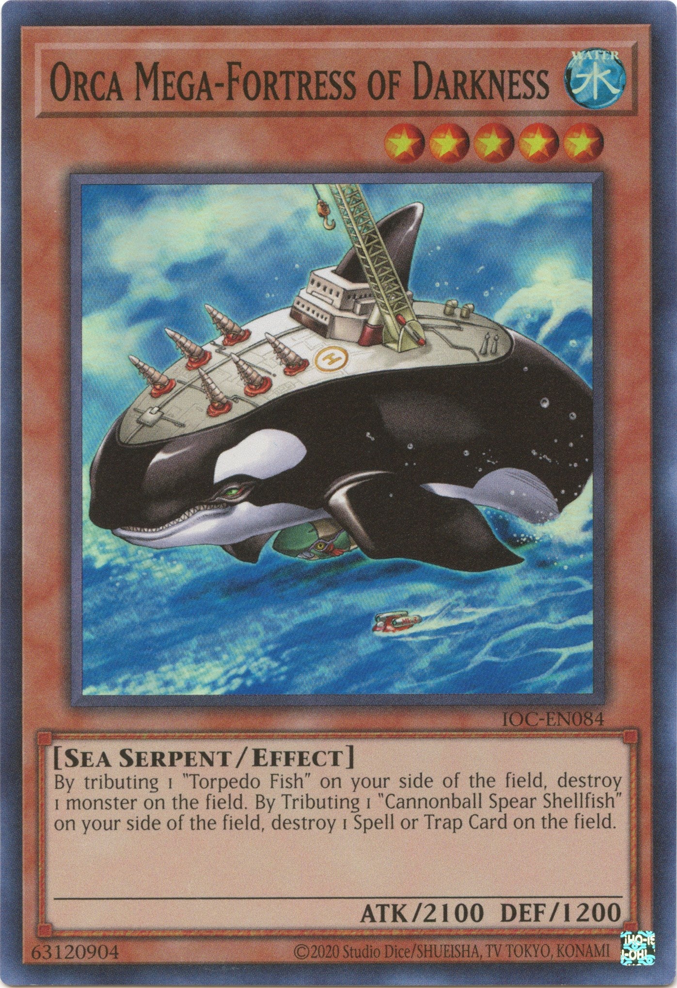 Orca Mega-Fortress of Darkness (25th Anniversary) [IOC-EN084] Super Rare | Gamers Paradise