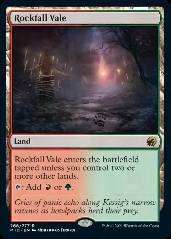 Rockfall Vale [Innistrad: Midnight Hunt] | Gamers Paradise