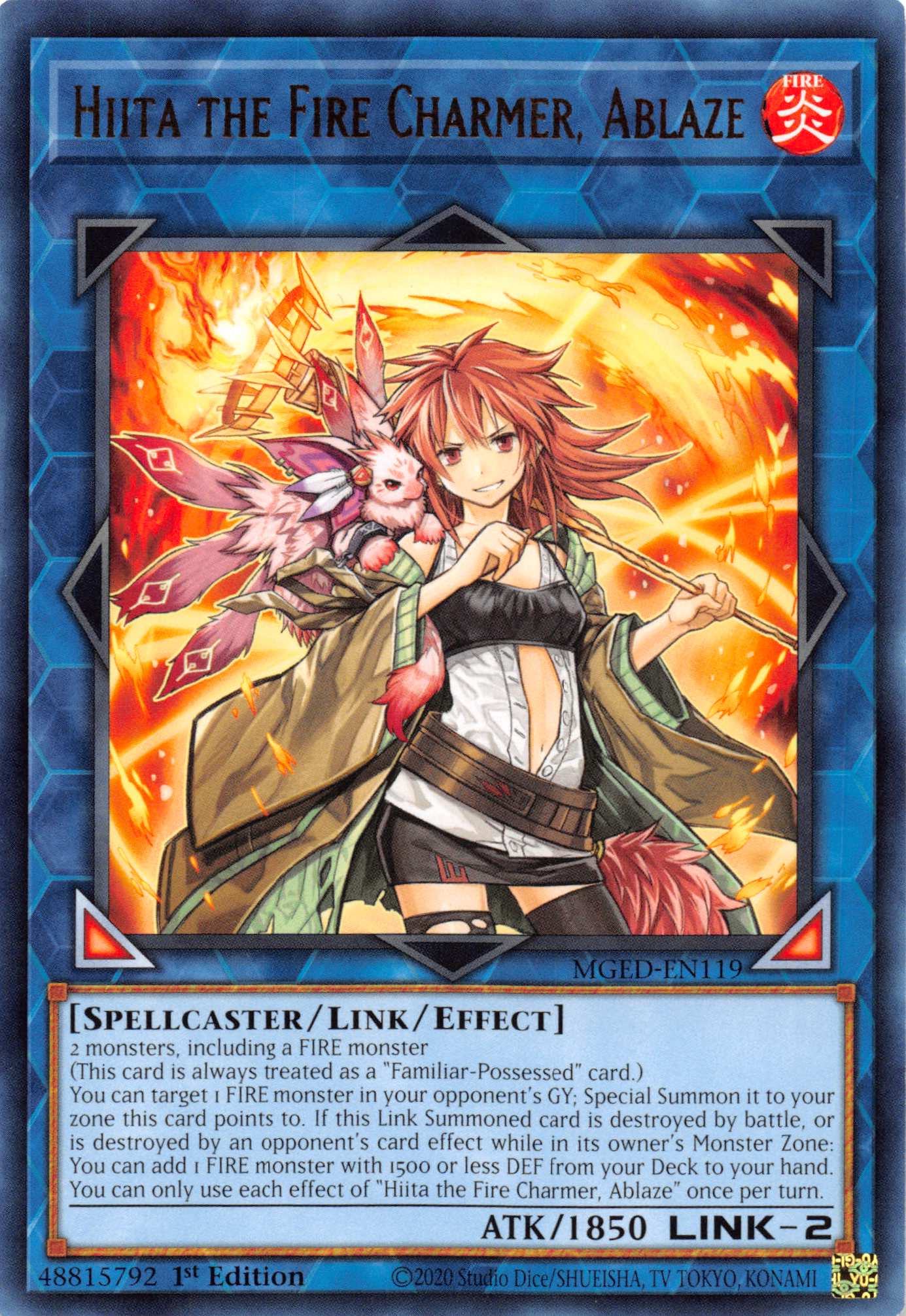 Hiita the Fire Charmer, Ablaze [MGED-EN119] Rare | Gamers Paradise