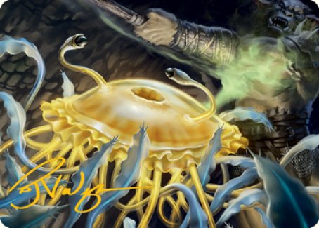 Flumph Art Card (Gold-Stamped Signature) [Dungeons & Dragons: Adventures in the Forgotten Realms Art Series] | Gamers Paradise
