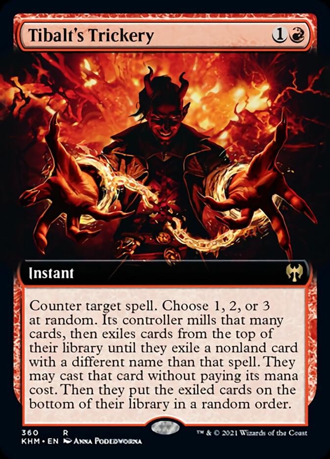 Tibalt's Trickery (Extended Art) [Kaldheim] | Gamers Paradise
