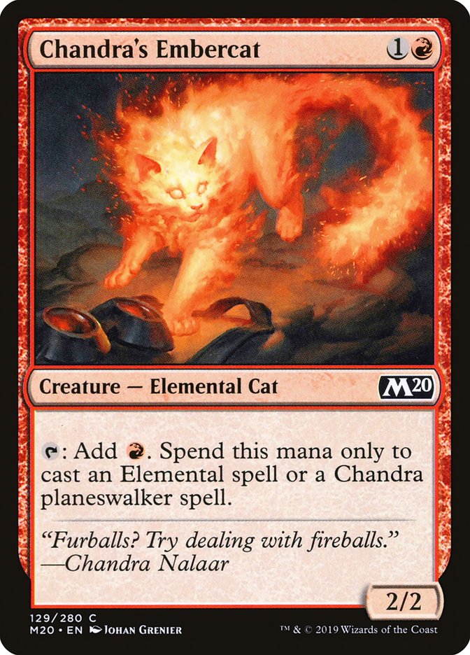 Chandra's Embercat [Core Set 2020] | Gamers Paradise