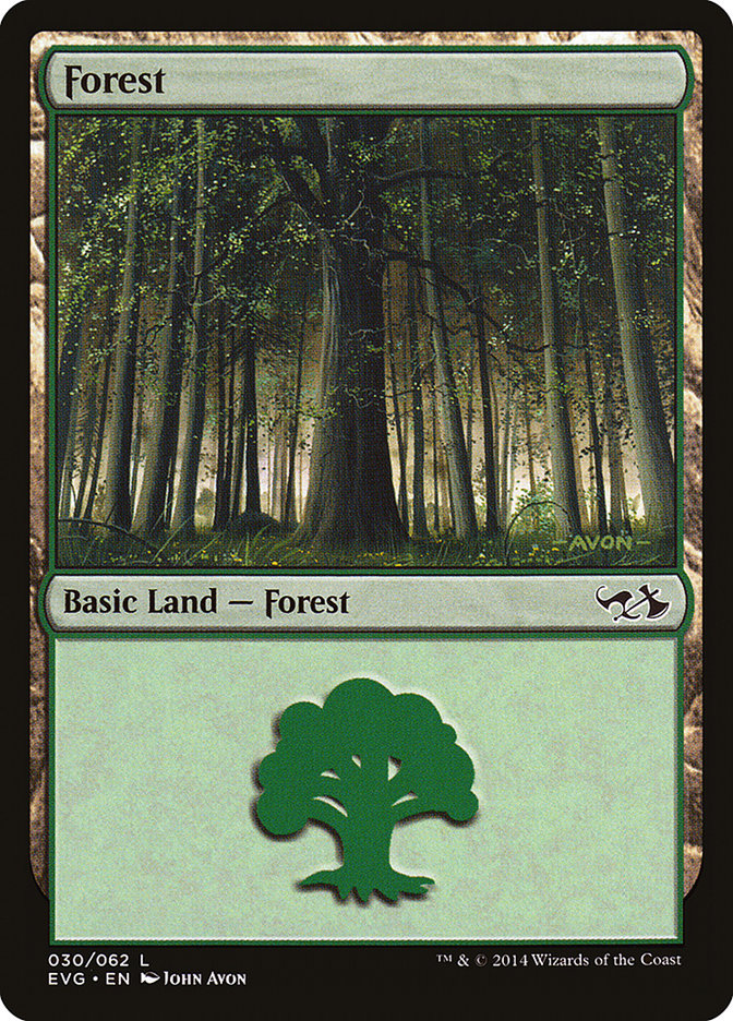 Forest (30) (Elves vs. Goblins) [Duel Decks Anthology] | Gamers Paradise