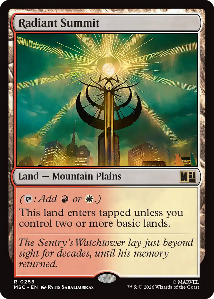 Radiant Summit [Marvel Super Heroes Commander] | Gamers Paradise