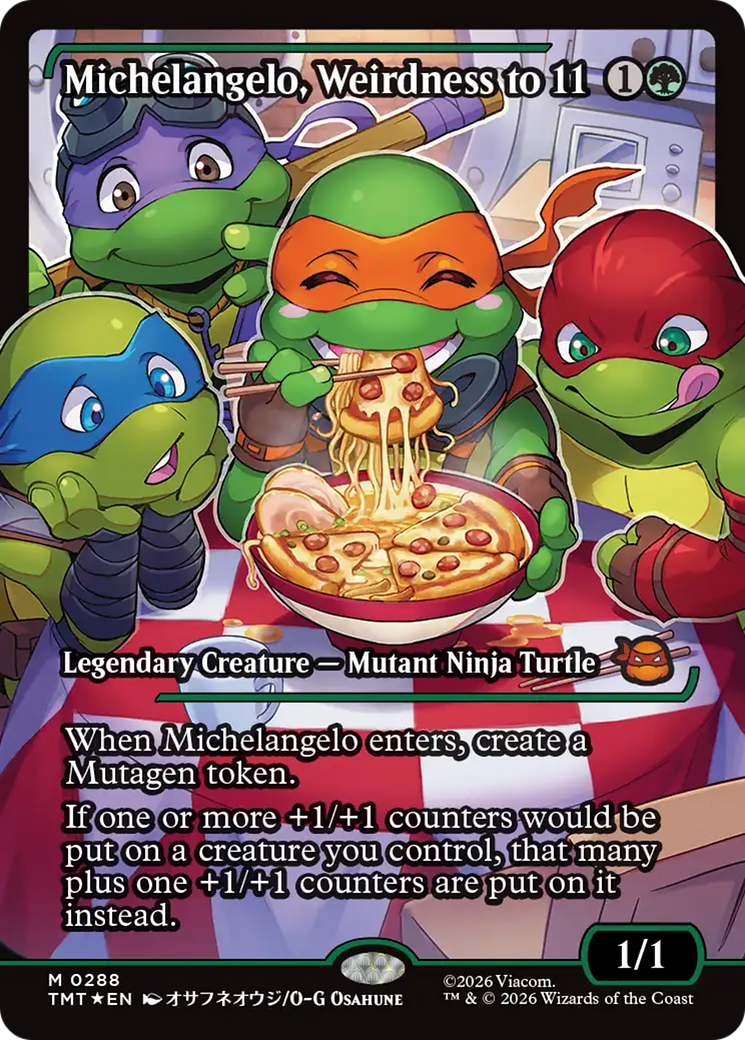Michelangelo, Weirdness to 11 (Showcase) [Teenage Mutant Ninja Turtles] | Gamers Paradise