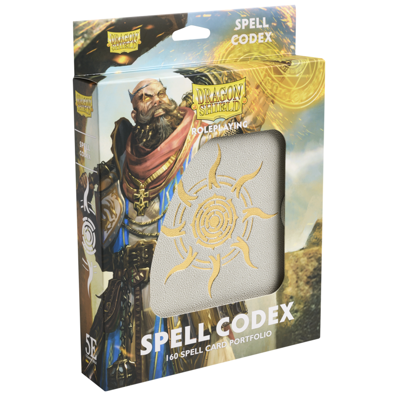 Dragon Shield: Spell Codex - White (160 Slots) | Gamers Paradise