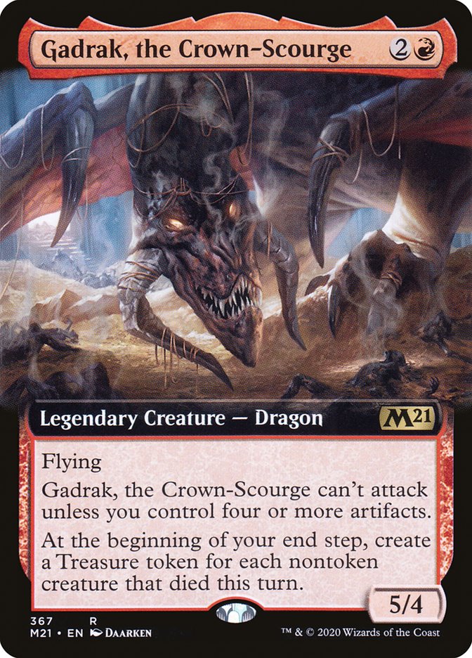 Gadrak, the Crown-Scourge (Extended Art) [Core Set 2021] | Gamers Paradise