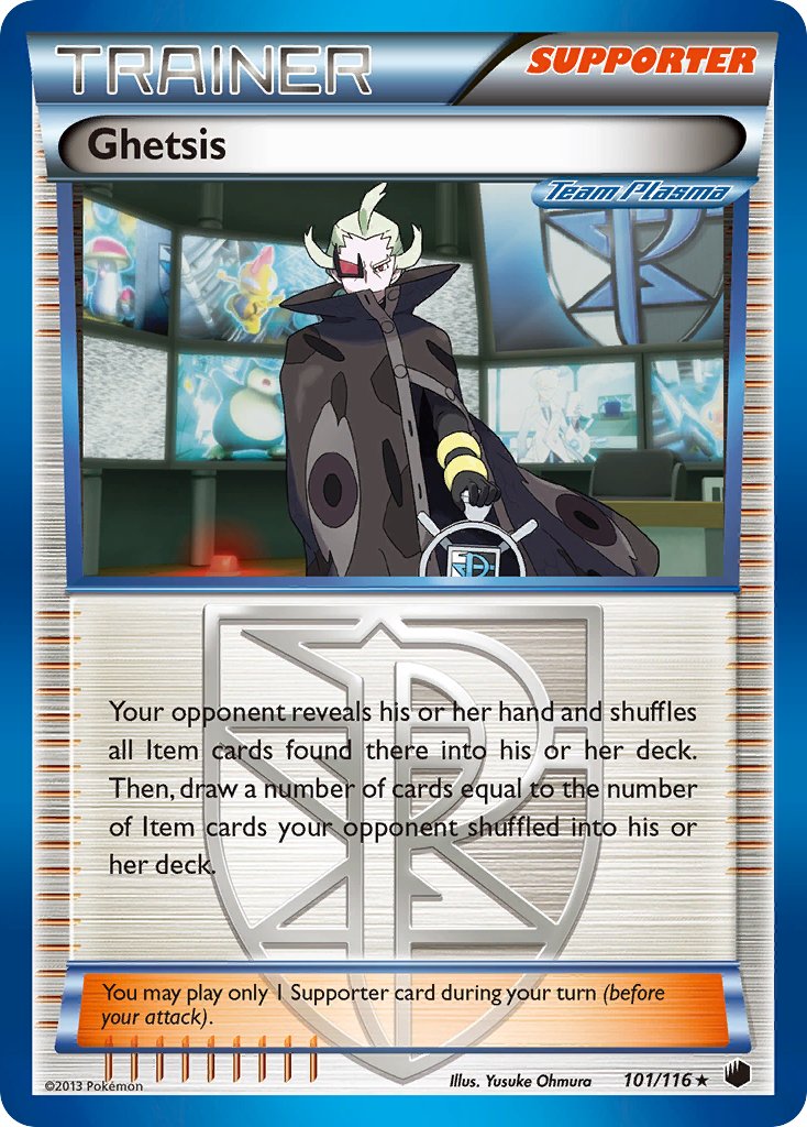 Ghetsis (101/116) (Theme Deck Exclusive) [Black & White: Plasma Freeze] | Gamers Paradise