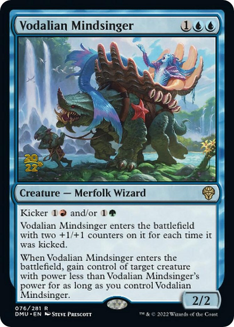 Vodalian Mindsinger [Dominaria United Prerelease Promos] | Gamers Paradise
