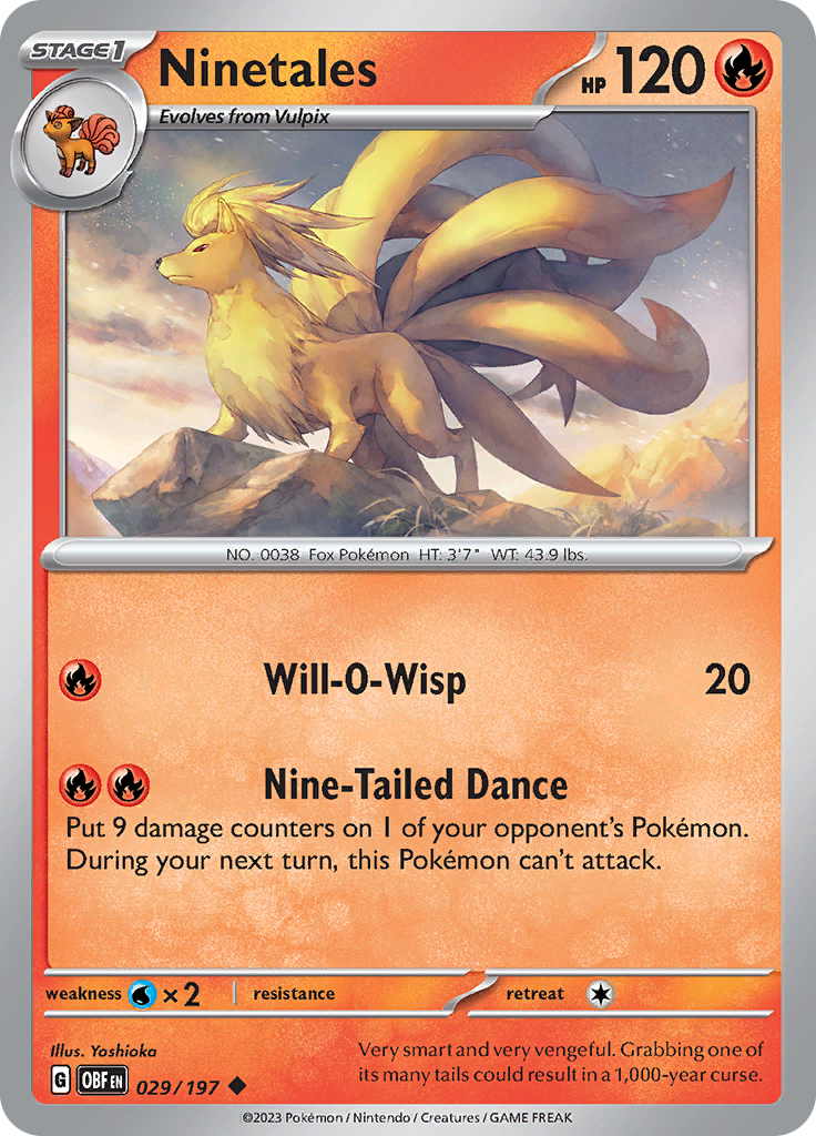 Ninetales (029/197) [Scarlet & Violet: Obsidian Flames] | Gamers Paradise