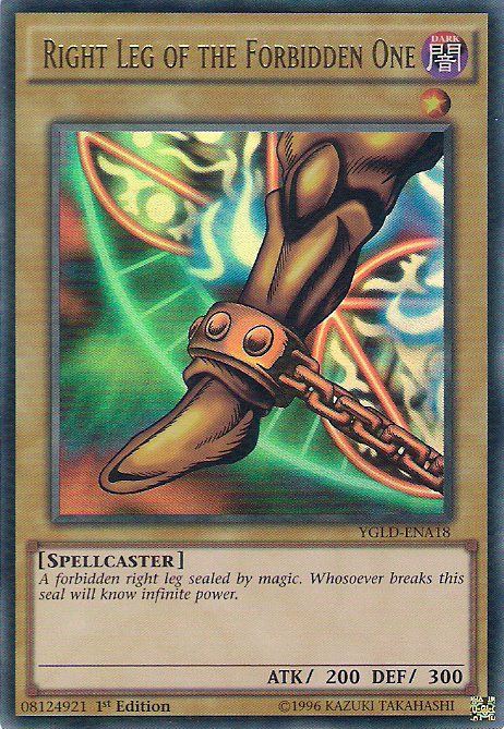 Right Leg of the Forbidden One [YGLD-ENA18] Ultra Rare | Gamers Paradise