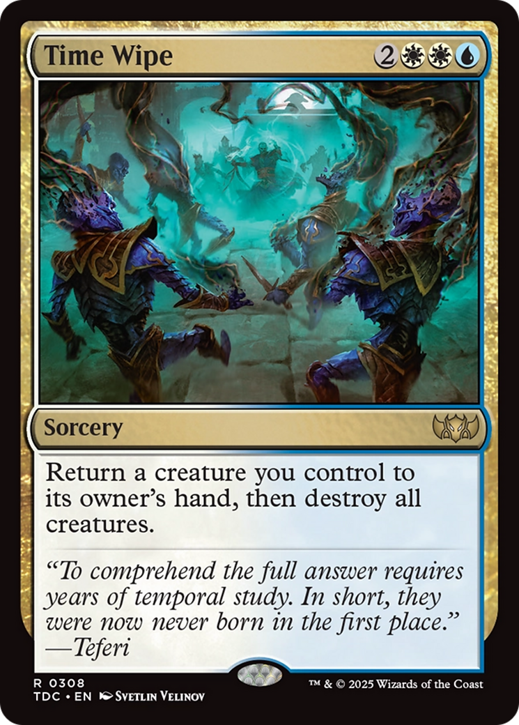 Time Wipe [Tarkir: Dragonstorm Commander] | Gamers Paradise