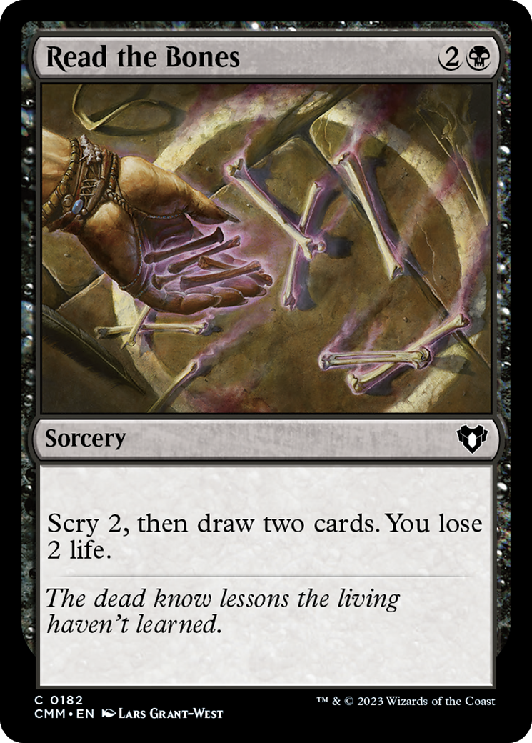 Read the Bones [Commander Masters] | Gamers Paradise