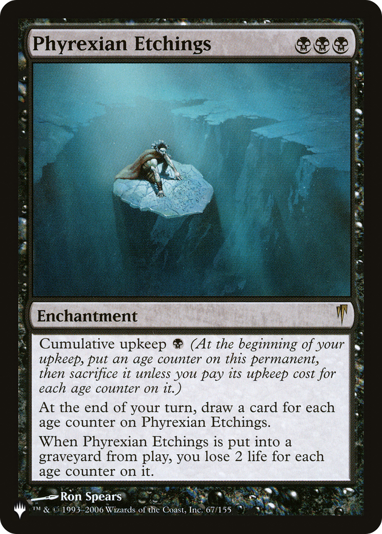 Phyrexian Etchings [The List] | Gamers Paradise
