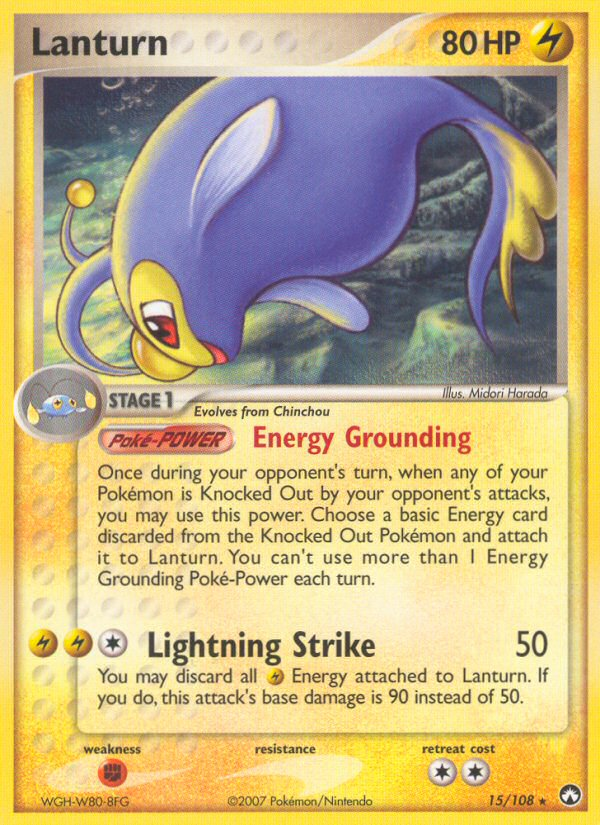 Lanturn (15/108) [EX: Power Keepers] | Gamers Paradise