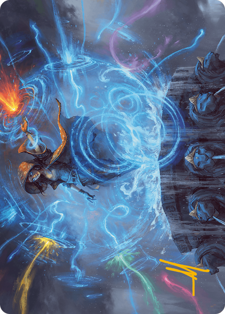 Flusterstorm Art Card (Gold-Stamped Signature) [Modern Horizons 3 Art Series] | Gamers Paradise