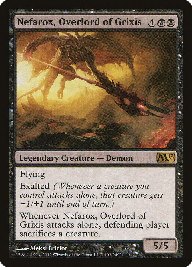 Nefarox, Overlord of Grixis [Magic 2013] | Gamers Paradise