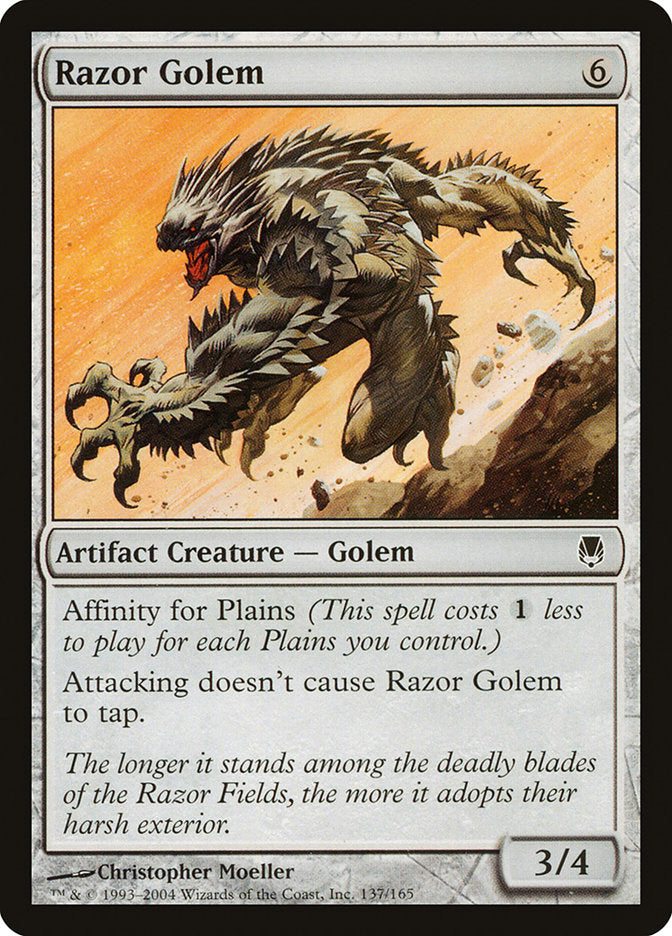Razor Golem [Darksteel] | Gamers Paradise