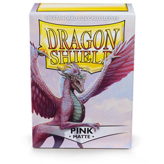 Dragon Shield: Standard 100ct Sleeves - Pink (Matte) | Gamers Paradise