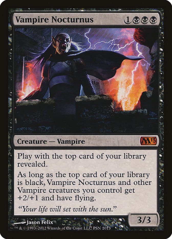 Vampire Nocturnus (Duels of the Planeswalkers Promos) [Duels of the Planeswalkers Promos 2012] | Gamers Paradise