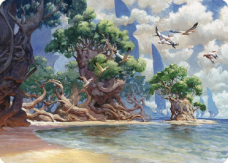 Yavimaya Coast Art Card [Dominaria United Art Series] | Gamers Paradise