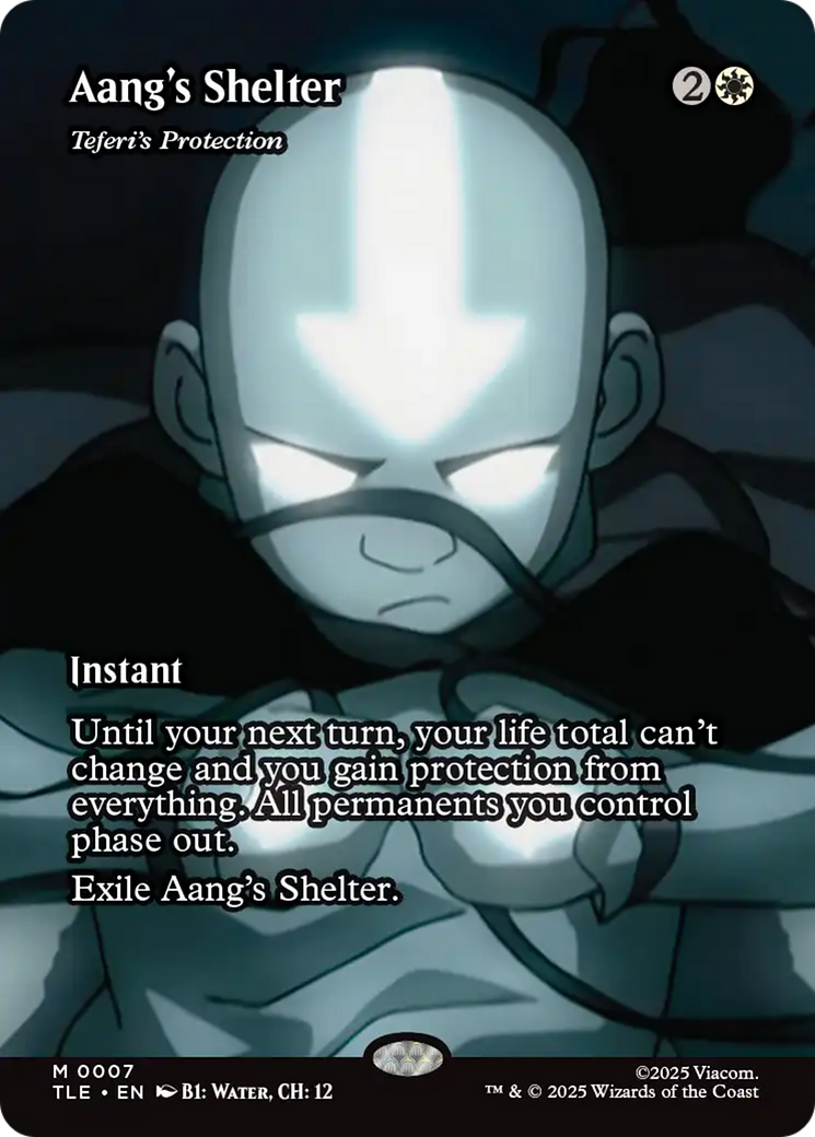 Aang's Shelter - Teferi's Protection (Borderless) [Avatar: The Last Airbender: Eternal-Legal] | Gamers Paradise