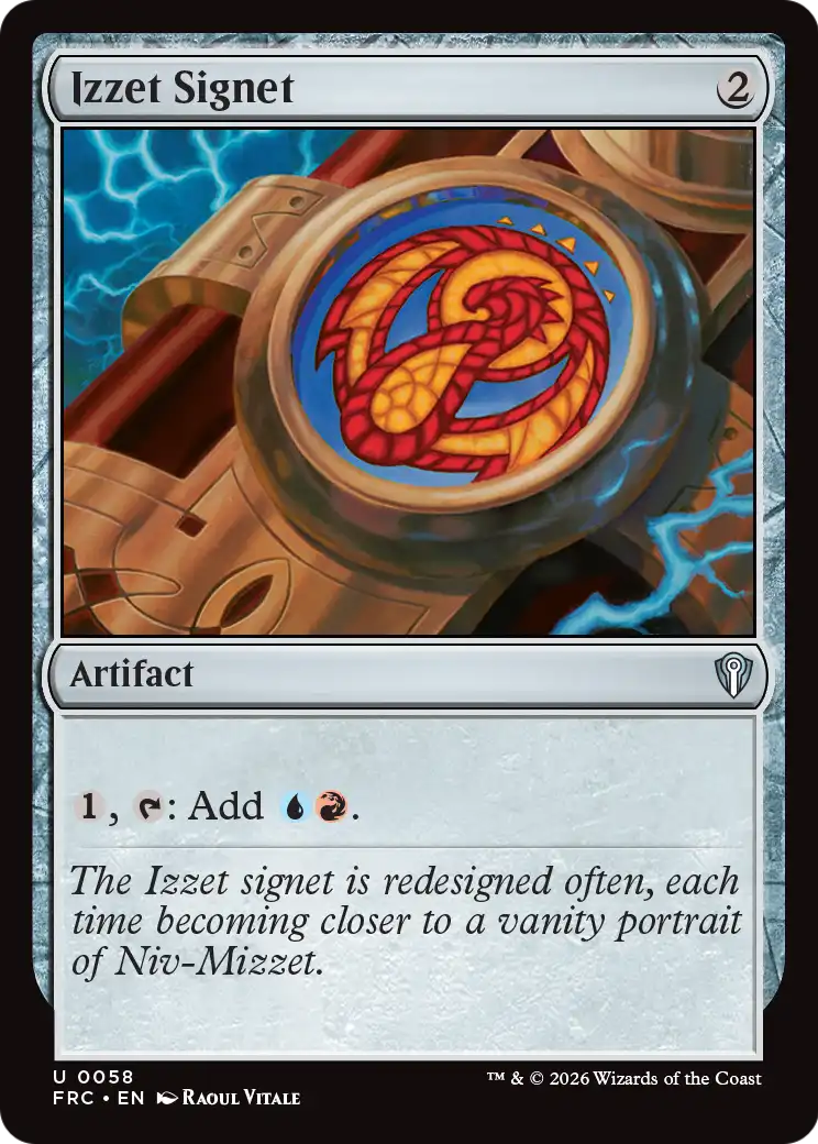 Izzet Signet [Reality Fracture Commander] | Gamers Paradise