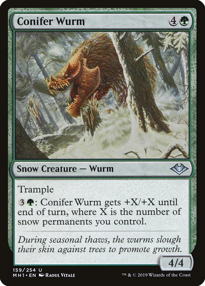 Conifer Wurm [Modern Horizons] | Gamers Paradise