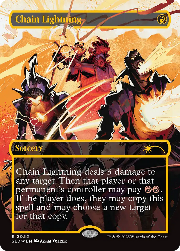 Chain Lightning (2047) (Raised Foil) [Secret Lair Drop Series] | Gamers Paradise
