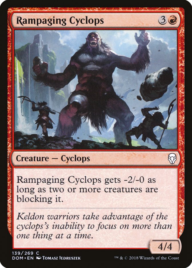 Rampaging Cyclops [Dominaria] | Gamers Paradise