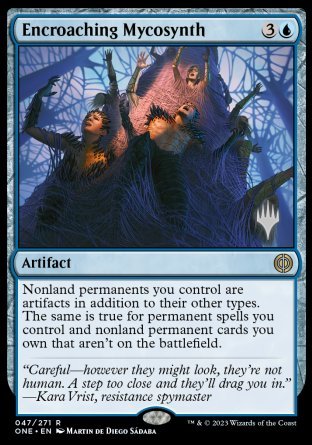 Encroaching Mycosynth (Promo Pack) [Phyrexia: All Will Be One Promos] | Gamers Paradise