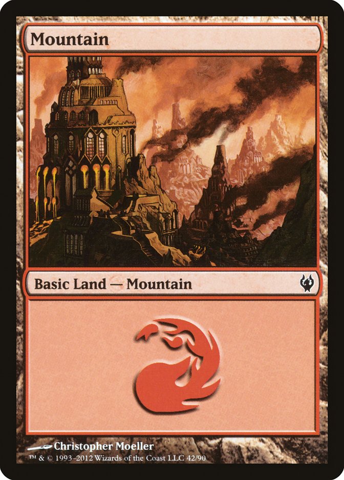 Mountain (42) [Duel Decks: Izzet vs. Golgari] | Gamers Paradise