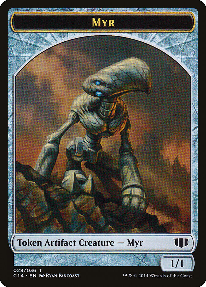 Myr // Pentavite Double-Sided Token [Commander 2014 Tokens] | Gamers Paradise