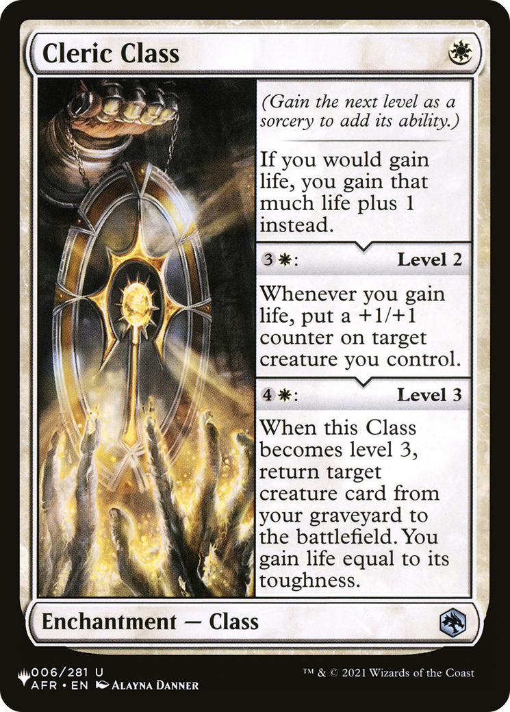 Cleric Class [The List] | Gamers Paradise