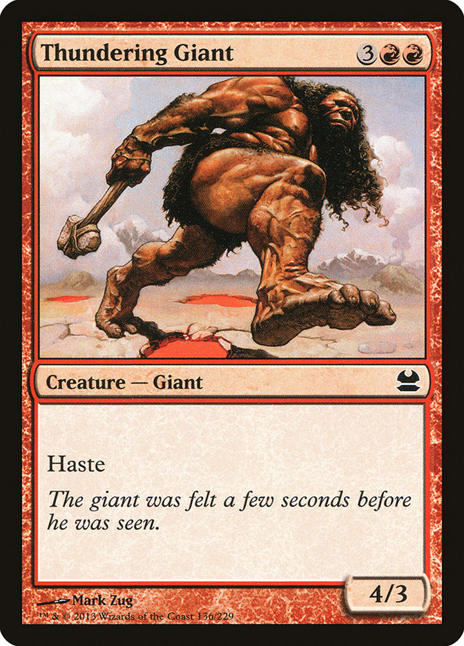 Thundering Giant [Modern Masters] | Gamers Paradise